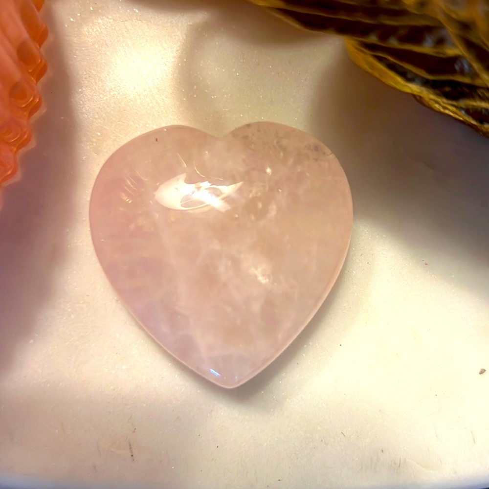 Rose Quartz Heart 2in.